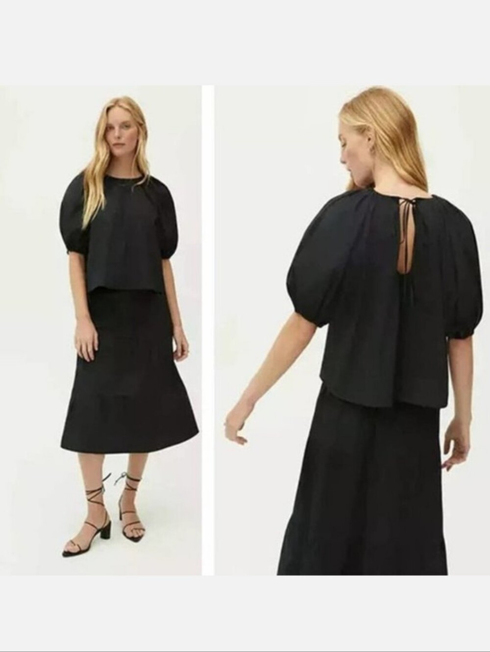 RHODE ROWAN COTTON POPLIN TOP